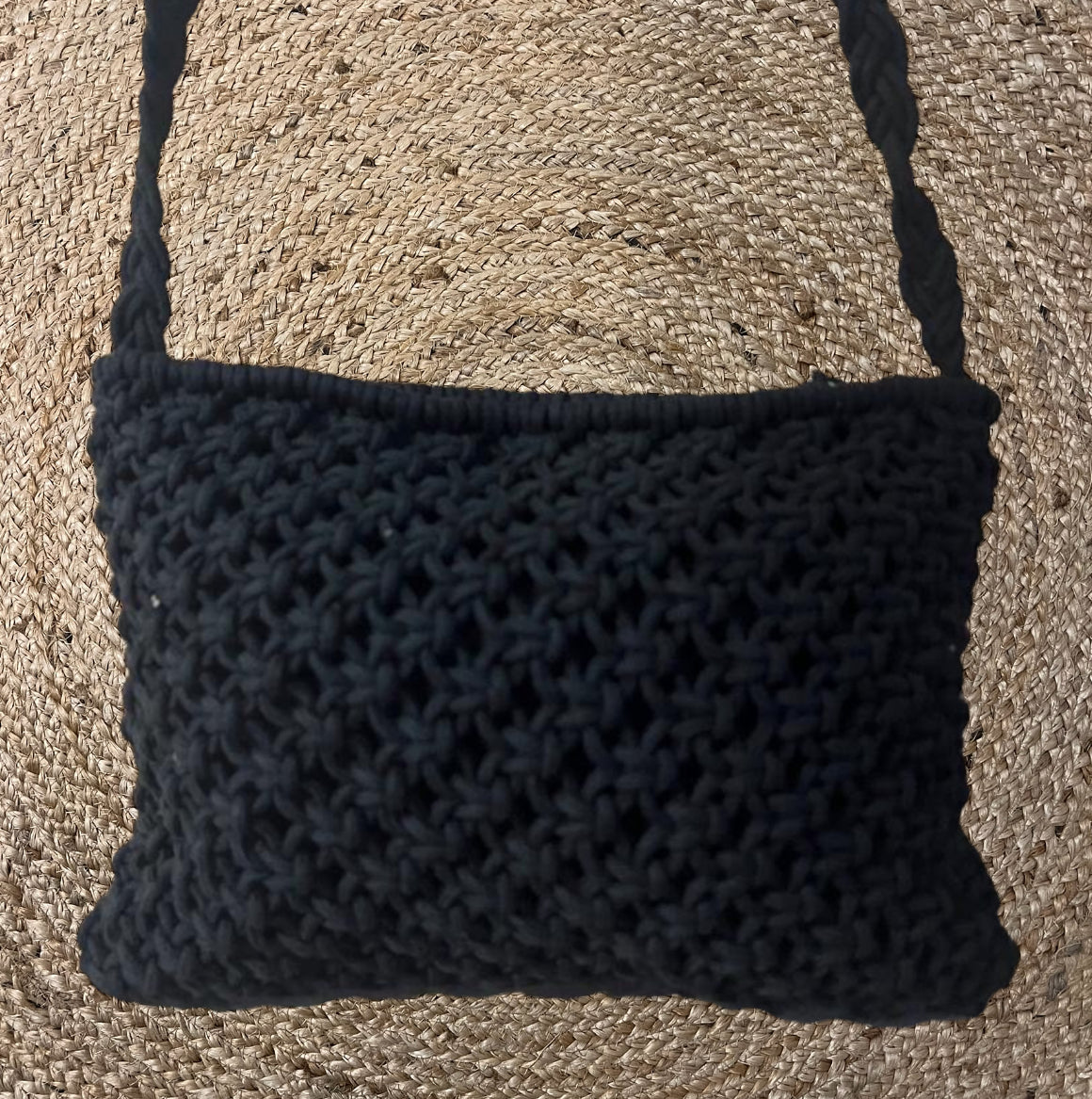 Makramee Tasche - Handgemacht - Bag  - Handmade - Nature