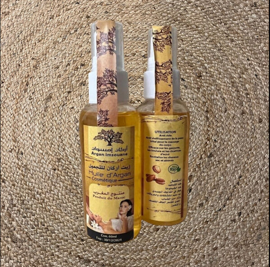 Argan Öl - Das Original aus Marokko, Handgemacht - 100% Bio - Gesichts Öl - Körper Öl